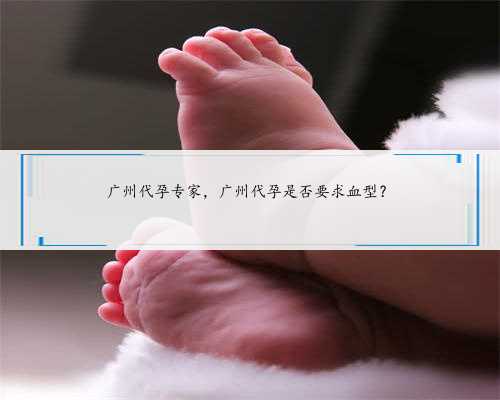 广州代孕专家，广州代孕是否要求血型？