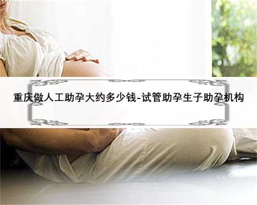 重庆做人工助孕大约多少钱-试管助孕生子助孕机构